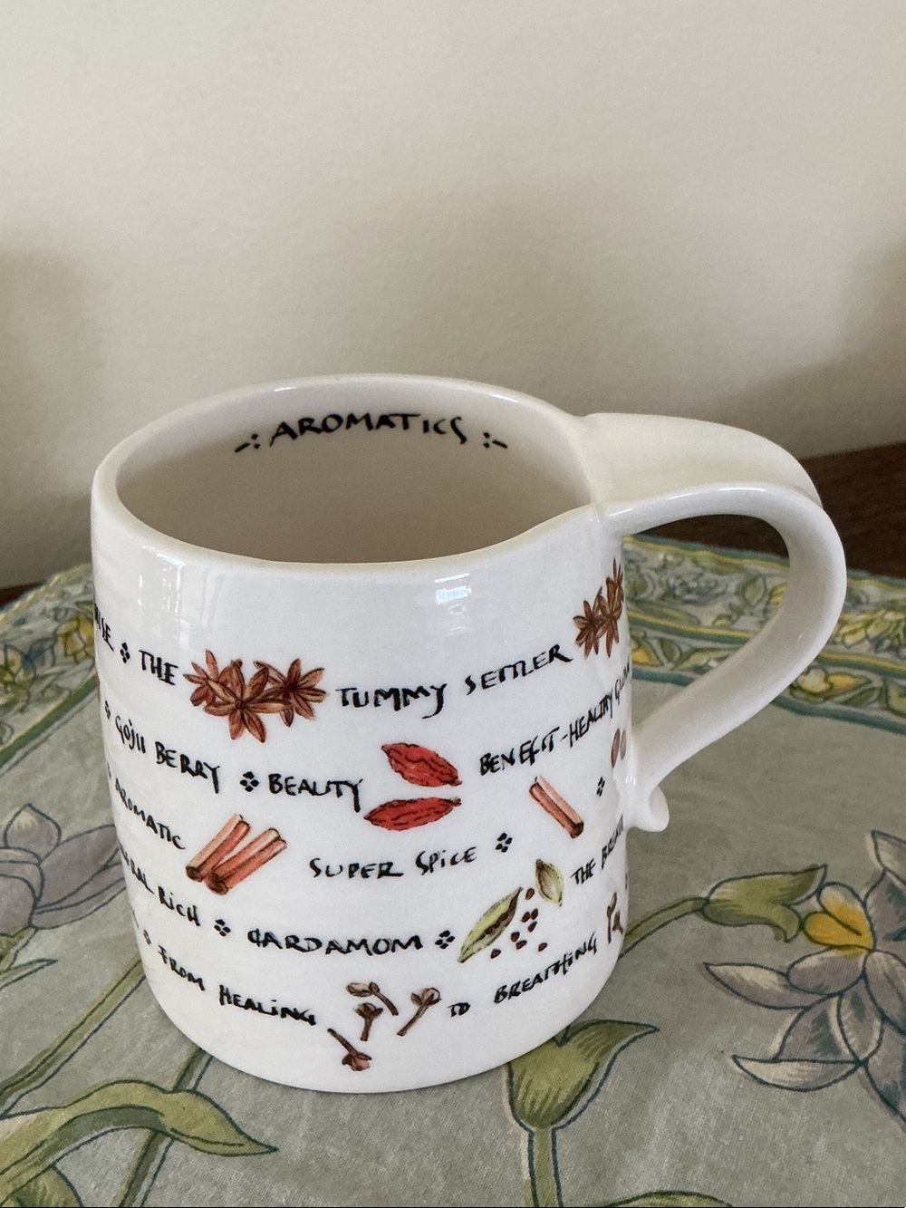 Anthropologie Aromatics Mug Healing Spices